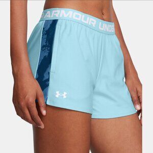 NWT Under Armour Women's UA Tech Print Inset 3" Shorts Size 2X